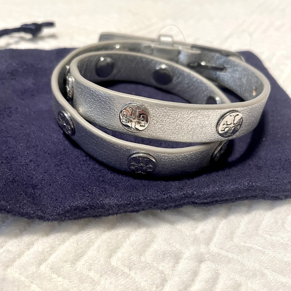 Tory Burch Silver Wrap Bracelet